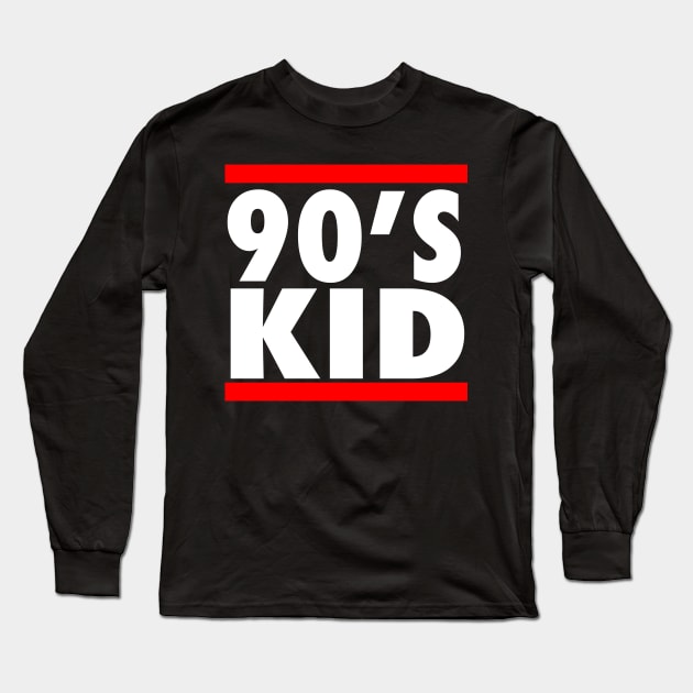 90s Kid Long Sleeve T-Shirt by fromherotozero